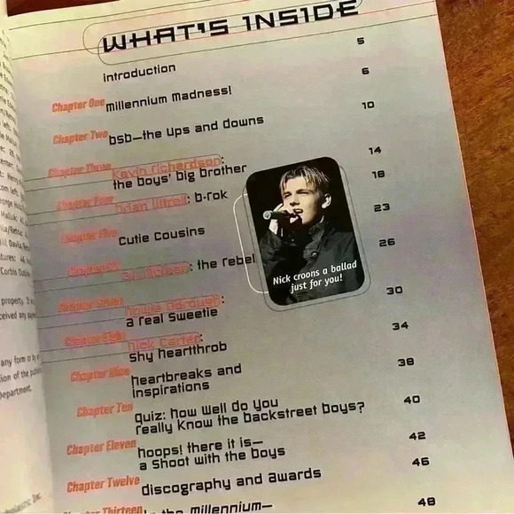 Backstreet Boys Millennium Scrapbook 1999 Boy Band - Picture 3 of 8